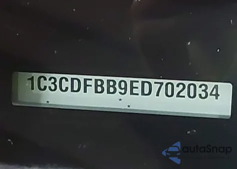 2014 Dodge Dart Sxt z USA, uszkodzony, nr VIN 1C3CDFBB9ED702034